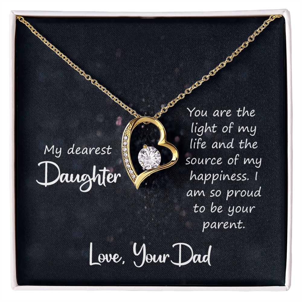 To my daughter - Forever Love necklace