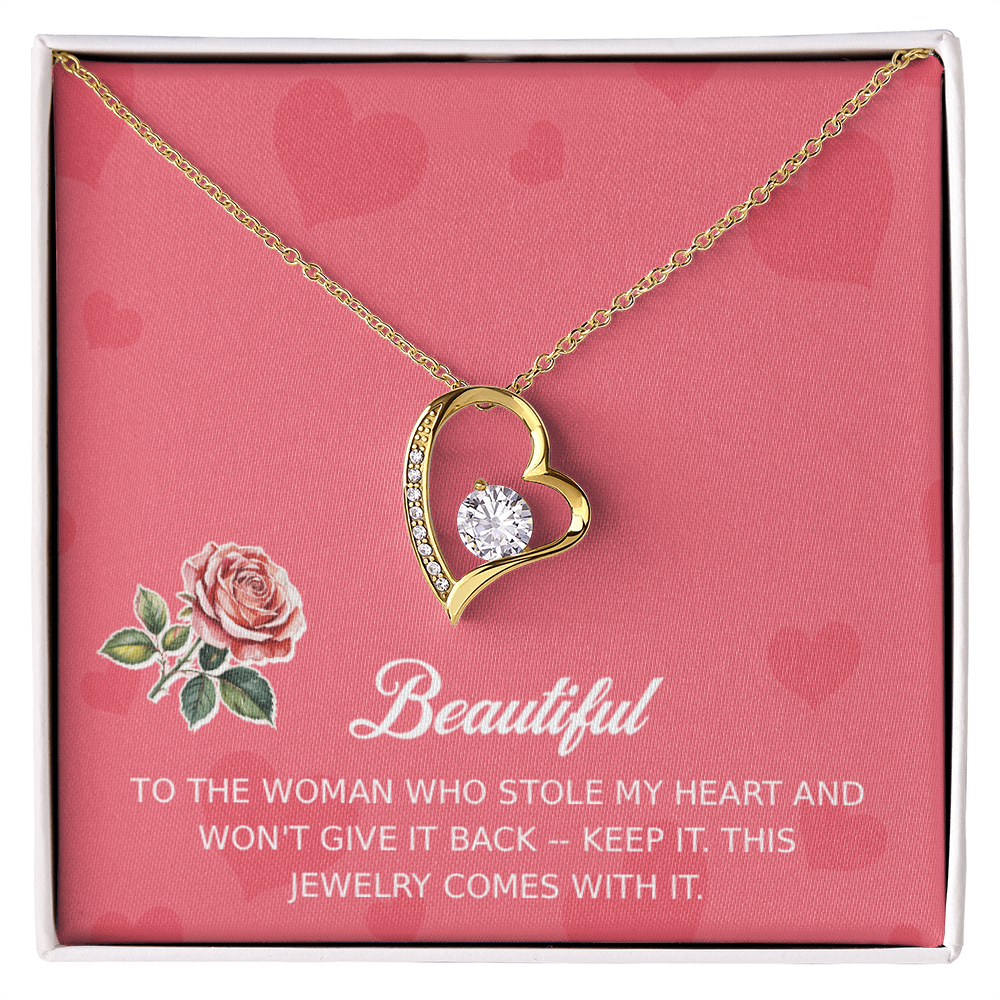 Beautiful. Forever Love necklace