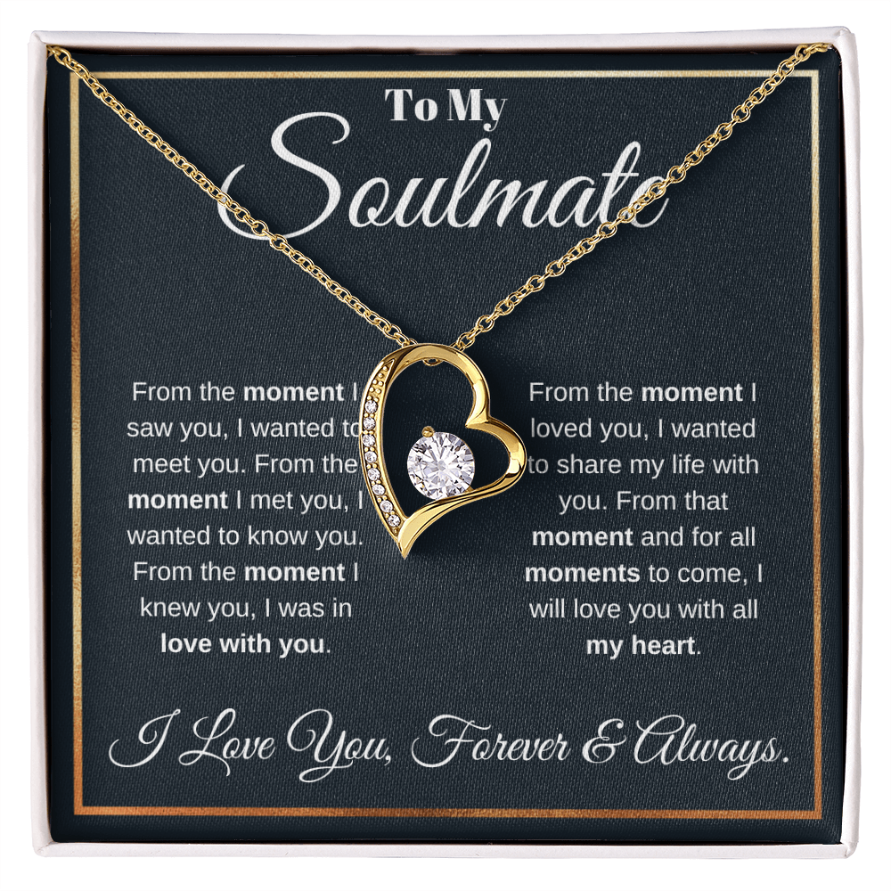To my soulmate - Forever love necklace