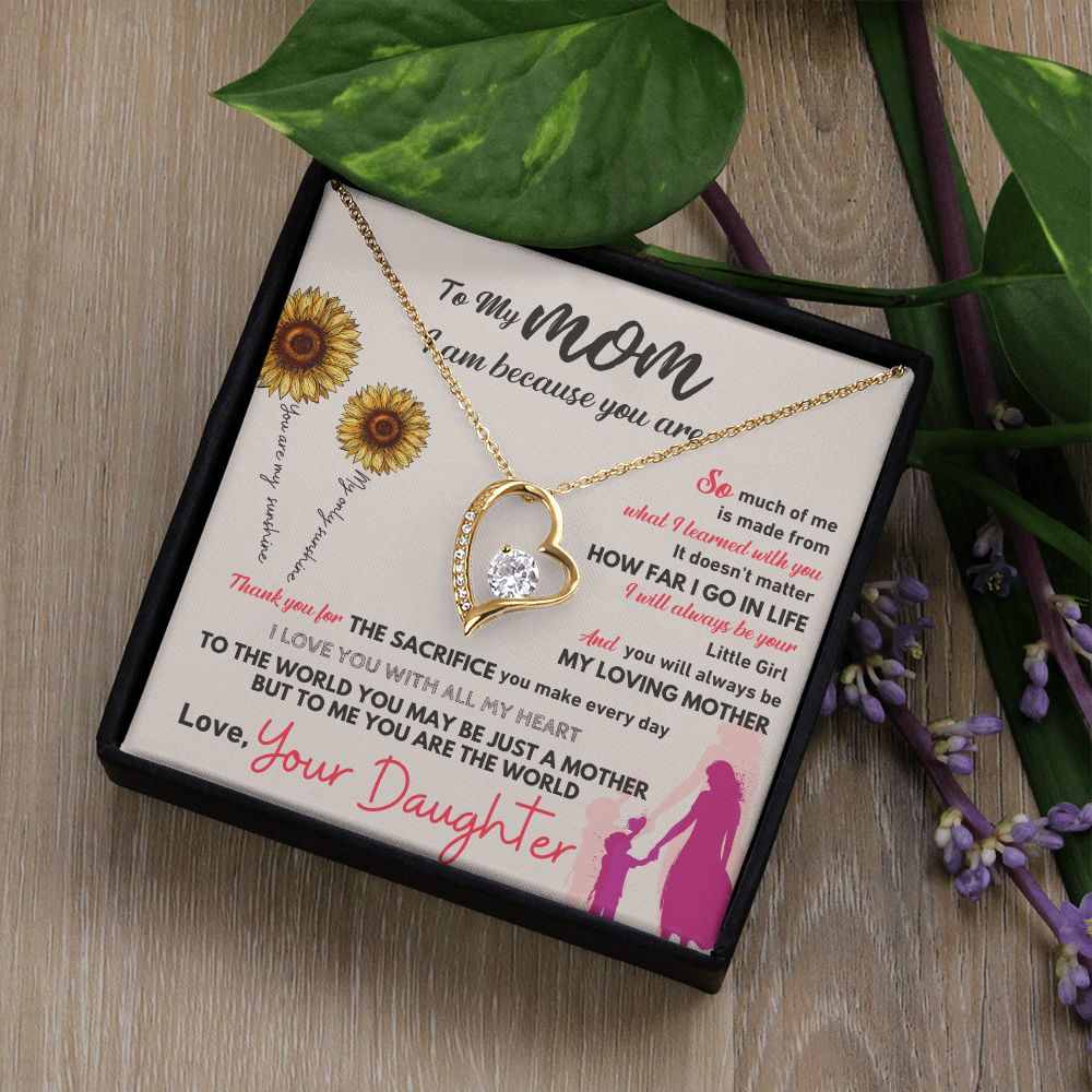 To my mom with love from daughter