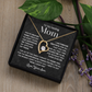 To Mom from Son - Forever Love necklace