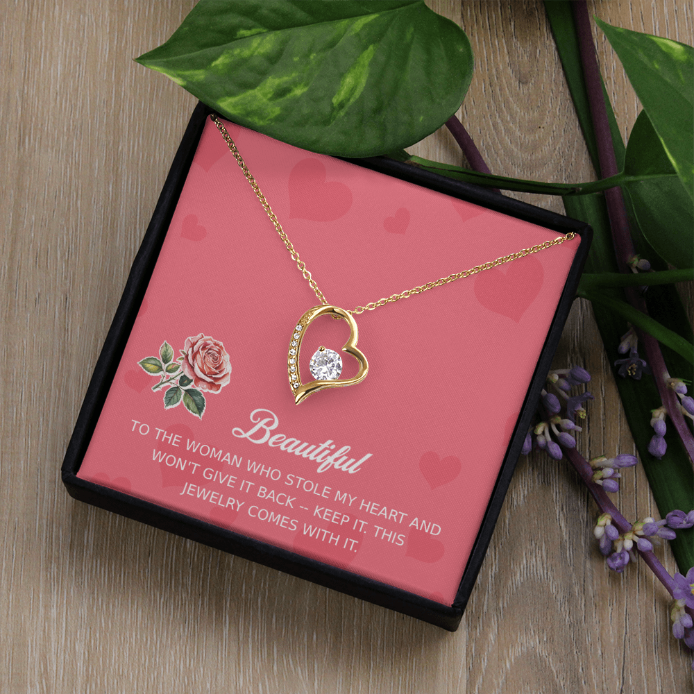 Beautiful. Forever Love necklace