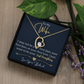 To my wife - forever love necklace