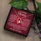 To my loving Mom forever love necklace