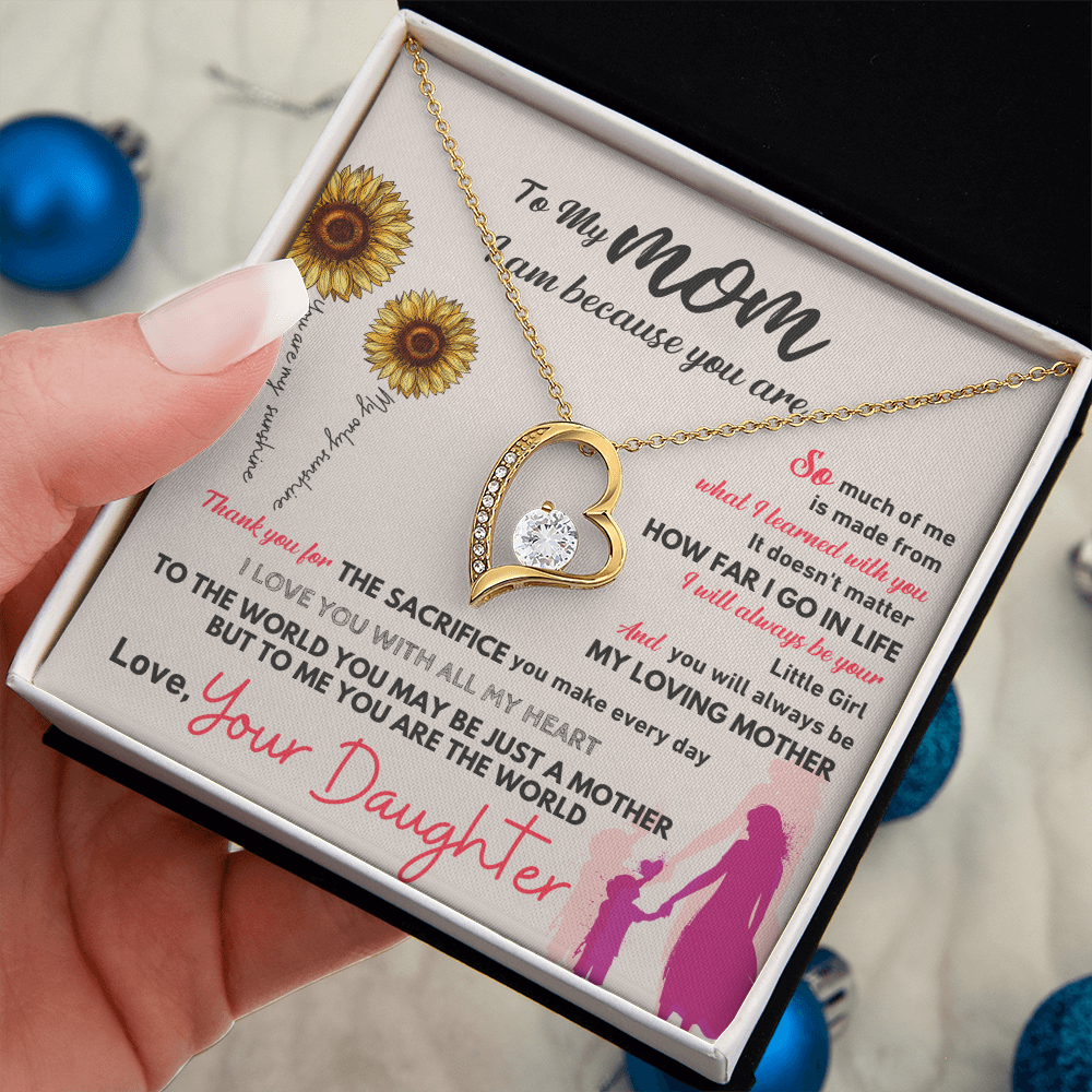 To my mom with love from daughter