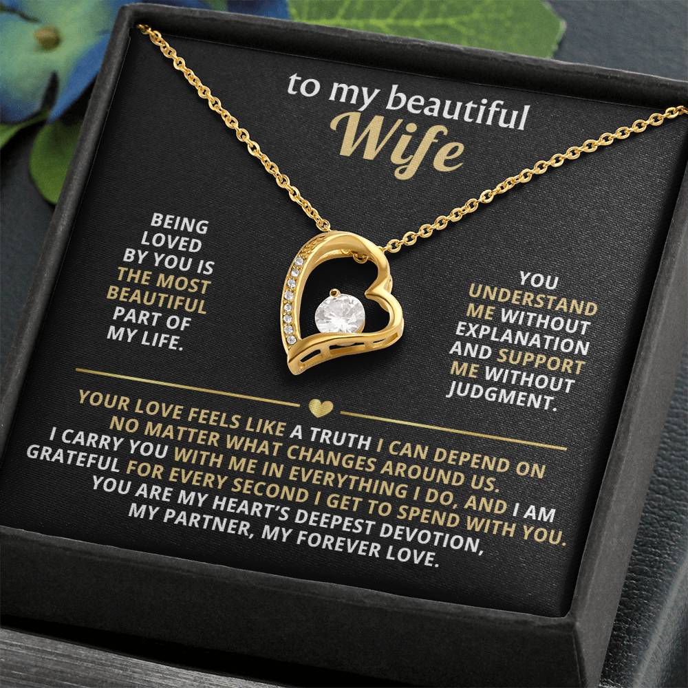 To my beautiful wife forever love