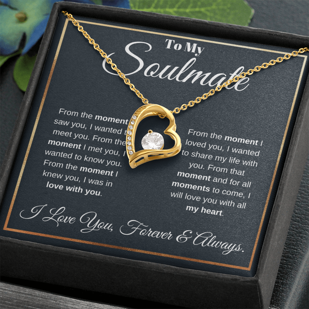 To my soulmate - Forever love necklace