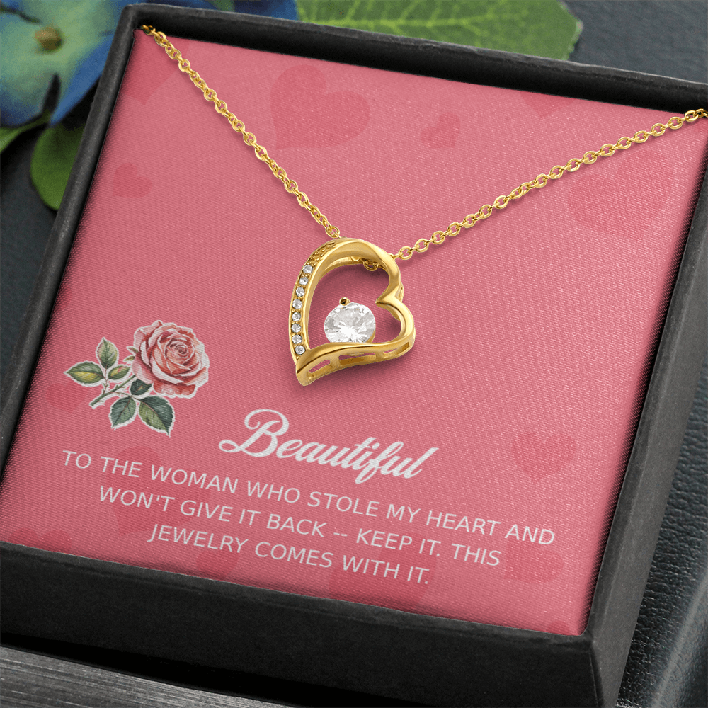 Beautiful. Forever Love necklace
