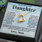 To my beautiful daughter. Forever Love necklace from Mom