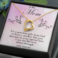To My Mom Forever love necklace