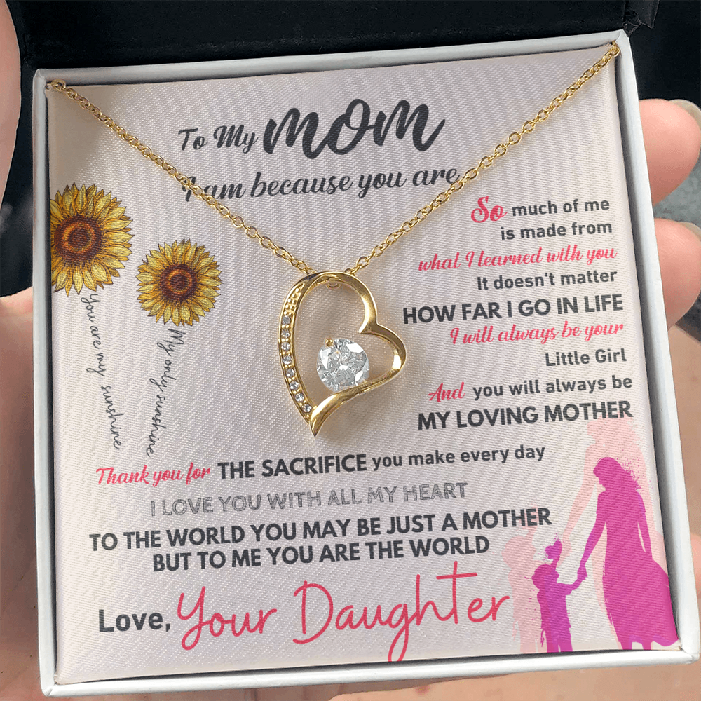 To my mom with love from daughter