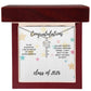 Congratulations to my Daughter. Graduation name necklace