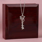Graduation name necklace for daughter