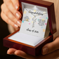Congratulations to my Daughter. Graduation name necklace