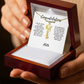 Graduation name necklace for daughter