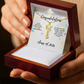 Congratulations to my Daughter. Graduation name necklace
