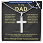 To my Dad from daughter cross