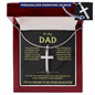 To my Dad from daughter cross