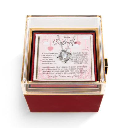 To My Soulmate in Rotating Rose Box